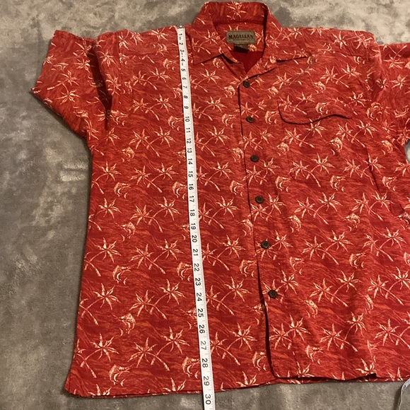 GUC MAGELLAN Sportswear Fishing Shirt Tropical Print Bundle of 2 Men’s Size L - Picture 10 of 12